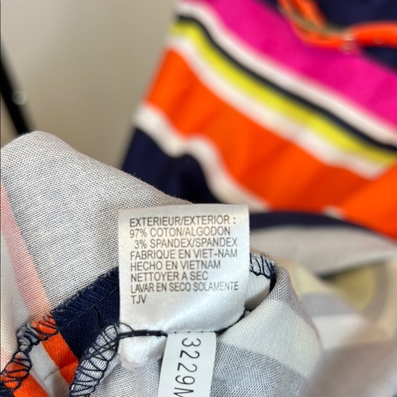 TAHARI Arthur S. Levine Striped Y2k Sleeveless Dress. Size 4 Pink Orange - Picture 8 of 9